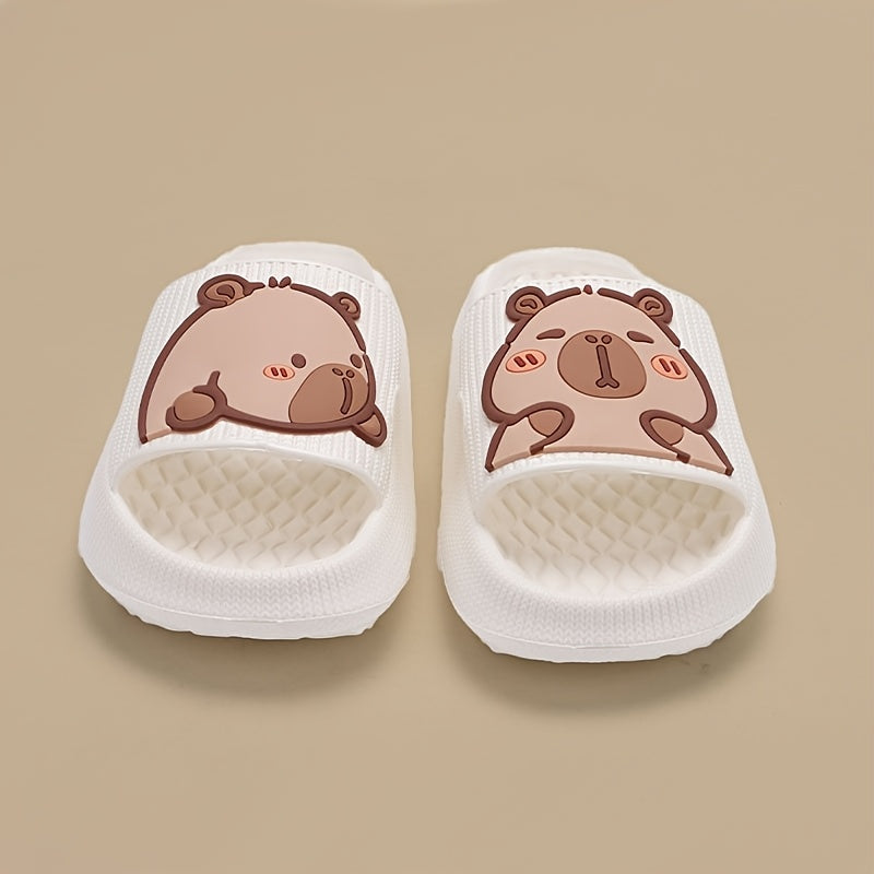 Ayollar uchun multfilm quyonli EVA och oyoqli yopiladigan yozgi poyabzal