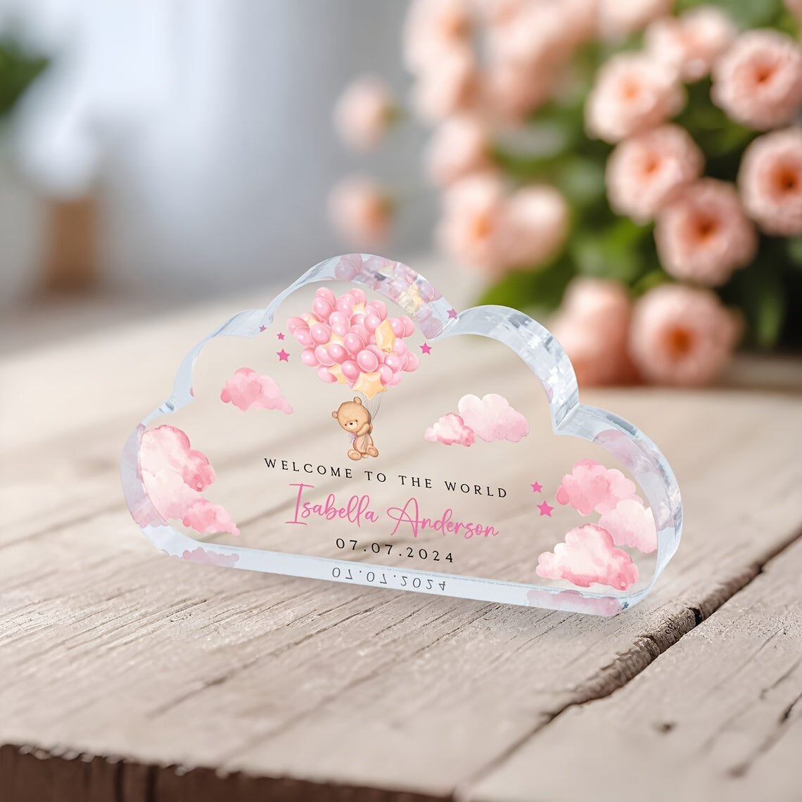 Очаровательная памятная вещица с милыми мультяшными персонажами - стильная пластиковая рамка, вертикальный держатель для постеров для сохранения драгоценных первых воспоминаний детей