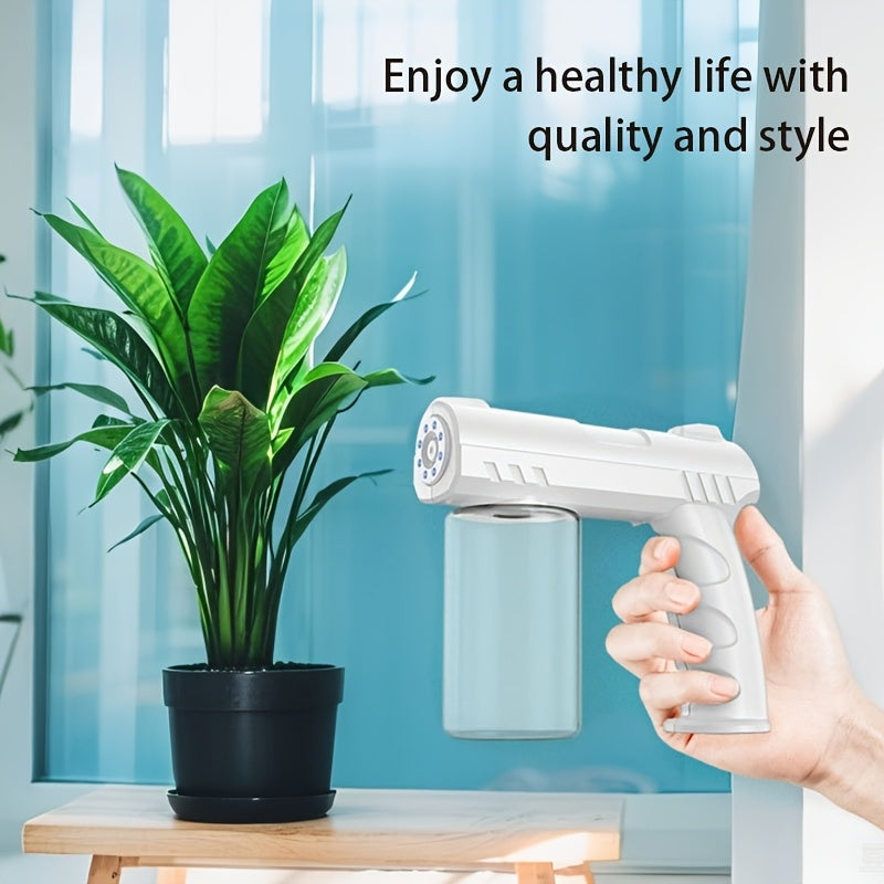 Rechargeable Blue Light Spray Gun for Home Use Portable Sterilizer Atomizer with Long Battery Life
