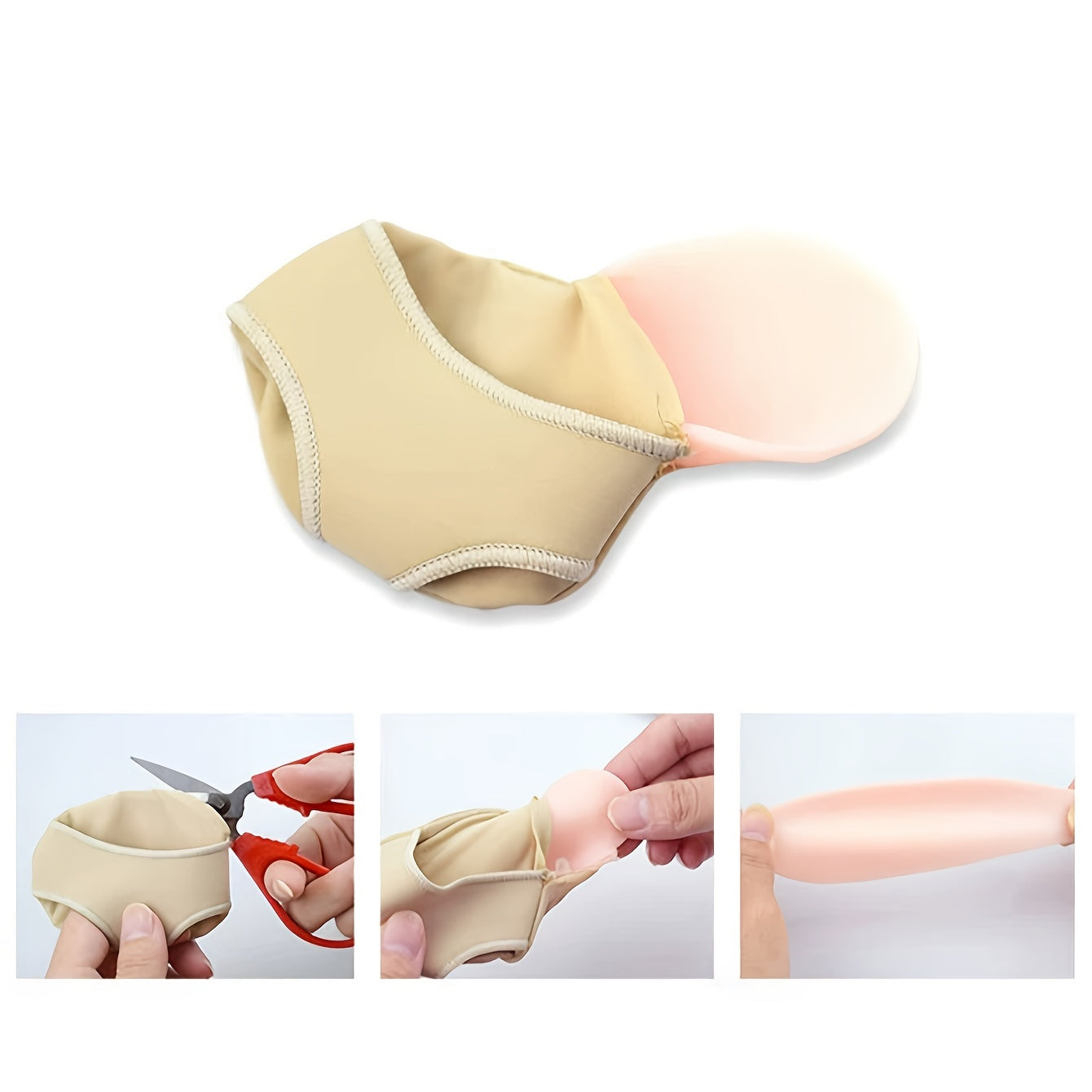 Women's Breathable Metatarsal Pads Toe Protectors 1 Pair