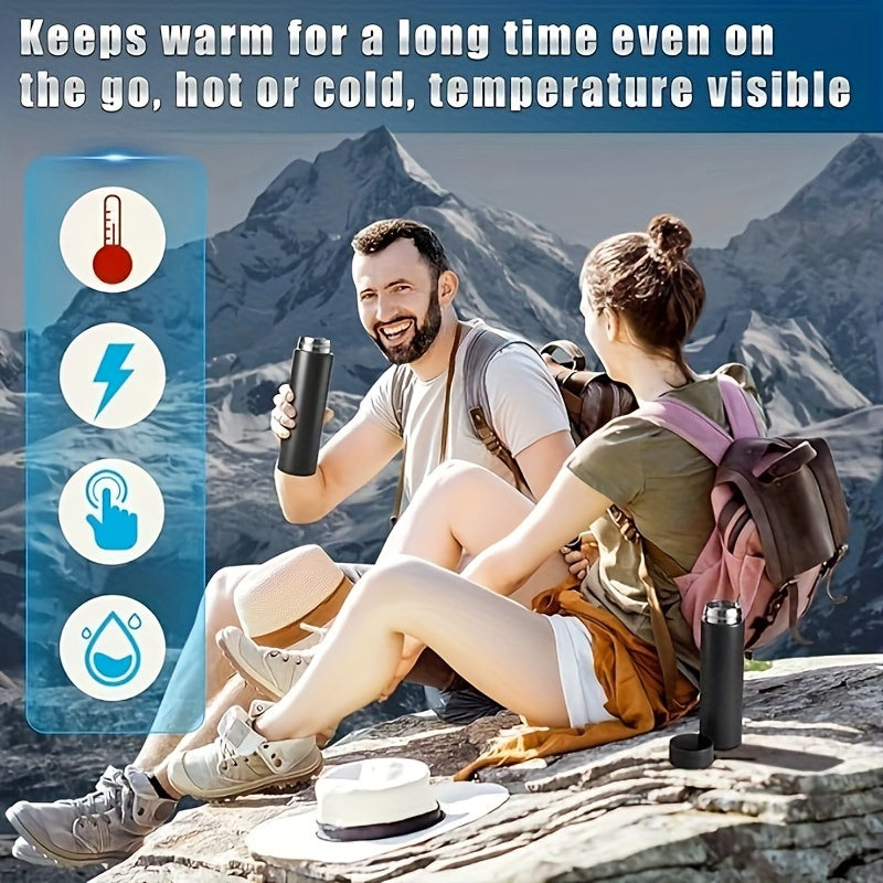 Stainless Steel Double-Walled Vacuum Insulated Cup 500ml Leak-Proof Drink Container