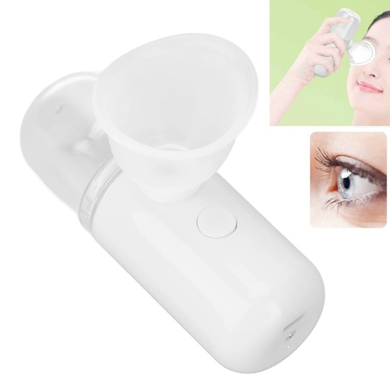 Qayta zaryadlanadigan Nano Ko'z Namlantiruvchi - USB zaryadlash bilan yuz va ko'zlar uchun portativ mini purkagich, 150mAh batareya. Yengil va zamonaviy dizaynga ega bo'lgan, harakatda namlantiruvchi purkagich.