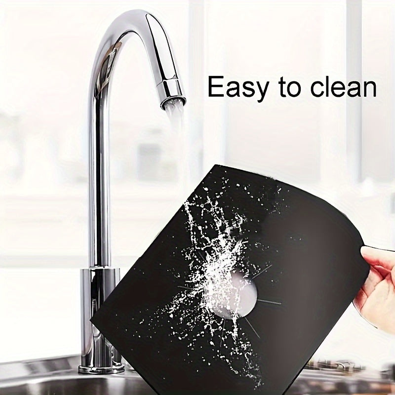 Set of 2 Reusable Gas Stove Cleaning Pads, Oil-Resistant and High-Temperature