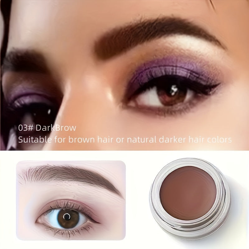 Women's Waterproof Eyebrow Dye Cream with Brush Long-Lasting Color