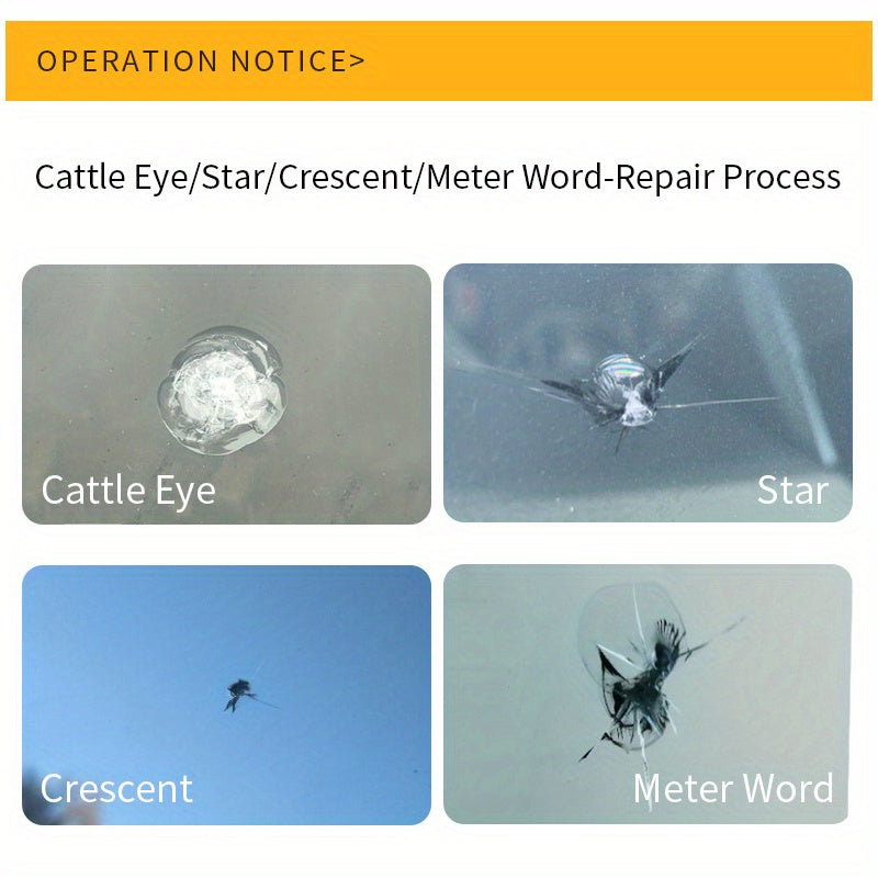 Набор для ремонта лобового стекла автомобиля, герметик для трещин, автостекло, инструмент