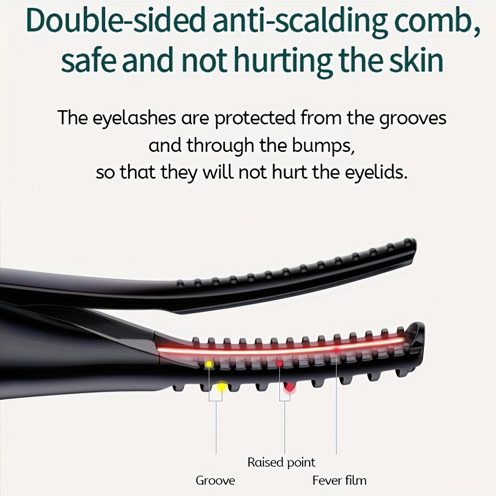 Портативный электрический щипцы для ресниц USB-заряжаемый мини-инструмент красоты для женщин