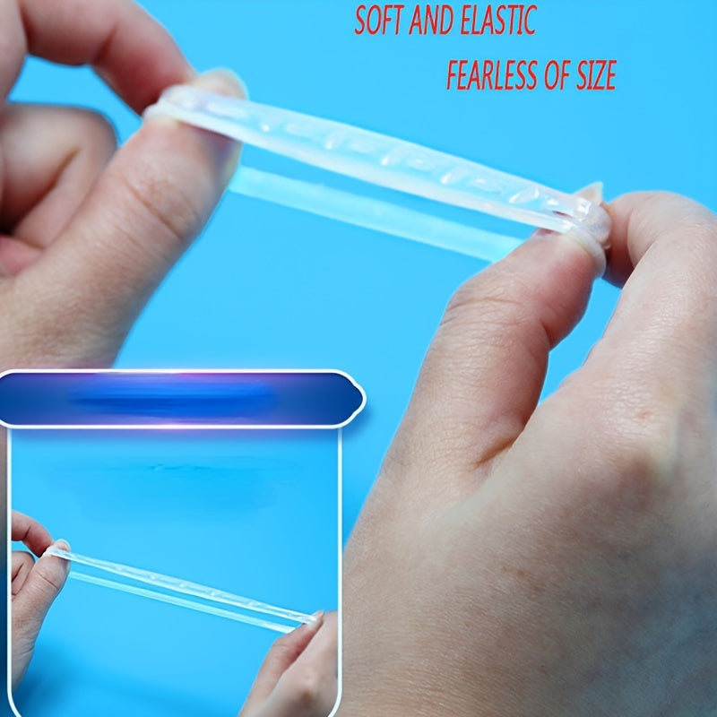 Men Soft Penis Rings 2Pcs Set, Cock Rings for Enlargement and Pleasure