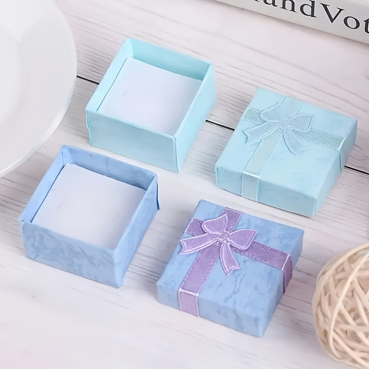 Jewelry Ring Box in Multiple Colors for Gift Storage