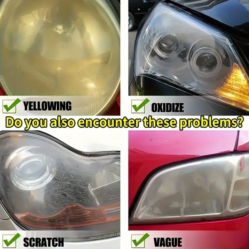 Universal Car Headlight Restoration Paste for Scratch Removal and Luster Restoration