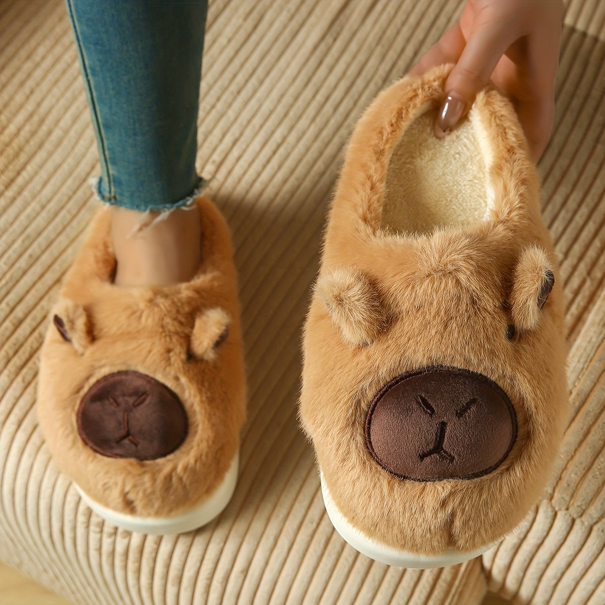 Women's Autumn Winter Kabbalah Slippers Indoor Home Couple Cushioned