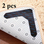 Set of 2 or 4 PVC Non-Slip Rug Grippers for Carpet and Door Mats