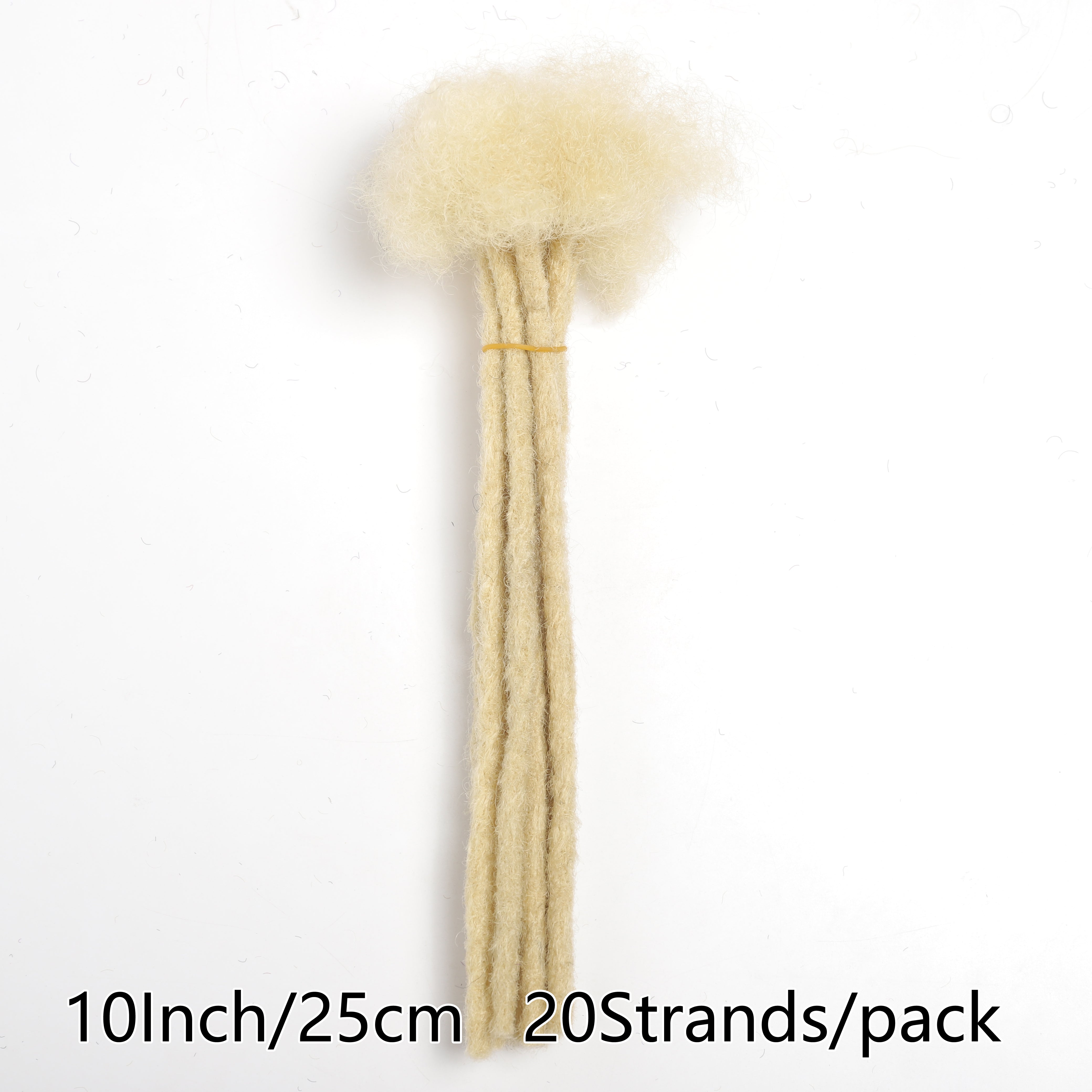 10-Inch Synthetic Loc Dreadlocks Extensions 20 Strands Afro Kinky Style