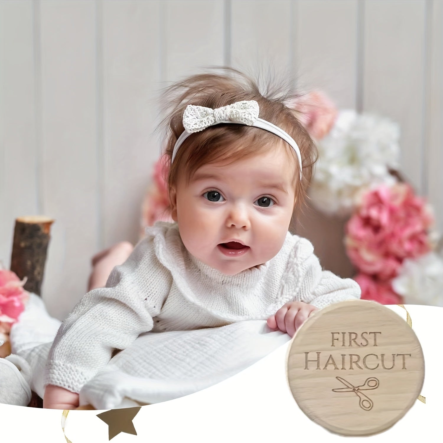 Engraved Wooden First Haircut Keepsake Box for Baby Boys and Girls Gift for Birthdays Christmas Easter Baptism