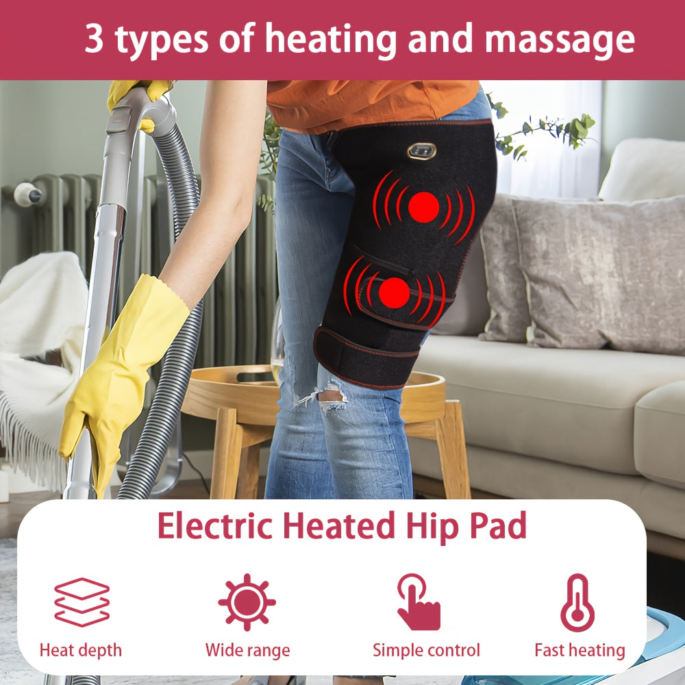 Unisex USB Heating Massage Pad for Hips Waist Thighs Relaxation