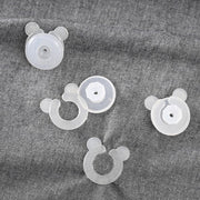 Non-Slip Bed Sheet Clips Set of 4 Clear Plastic Bed Sheet Fasteners Space-Saving Organizer