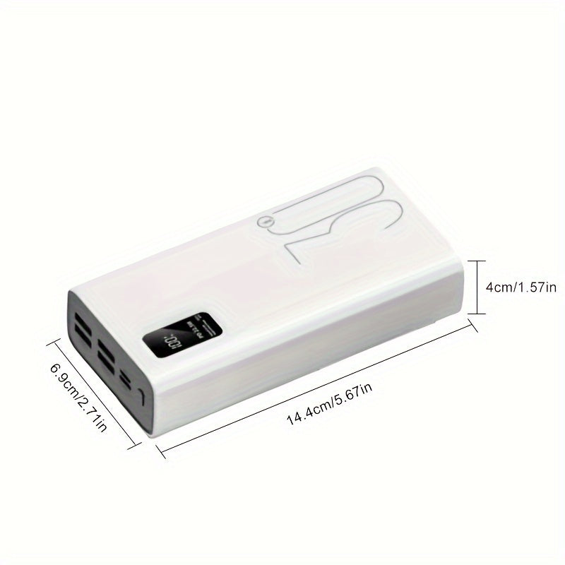 Portable Power Bank 30000mAh Fast Charging 22.5W 3 USB Outputs