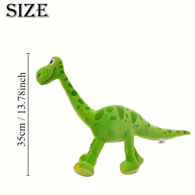 Cartoon Brachiosaurus Dinosaur Plush Toy for Medium Breeds Soft Durable Fabric