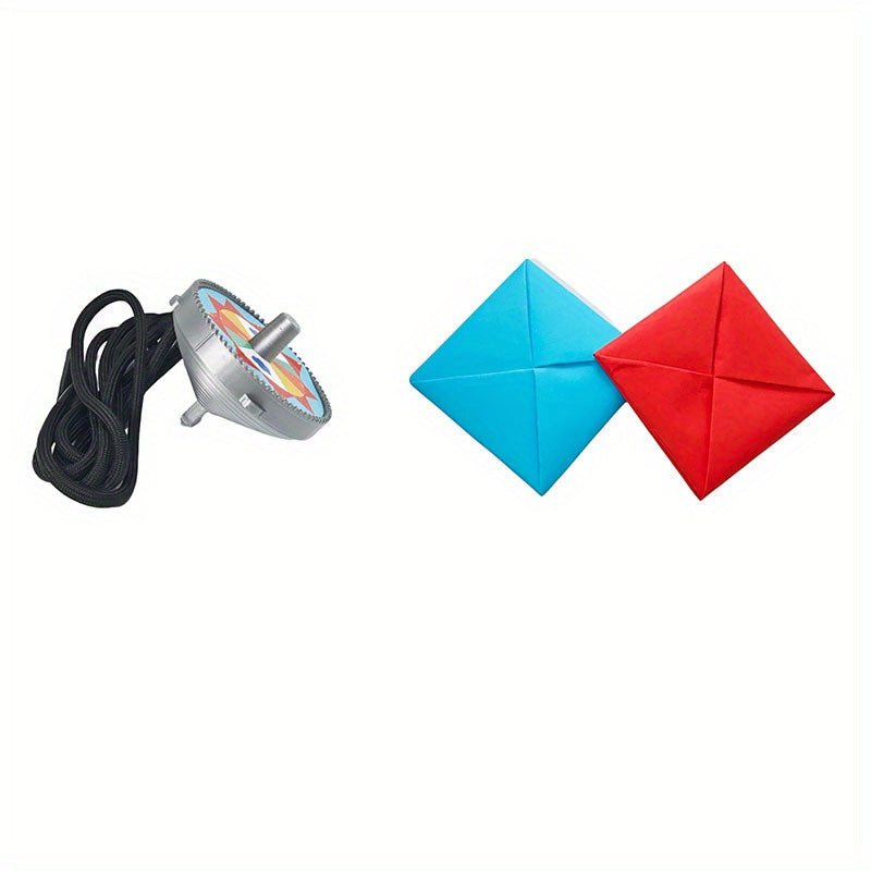 Korean Nostalgic Party Game Set for Ages 14 Plus Includes JackStones, Shuttlecock, Top, Drawing Cards, Grasping Stones