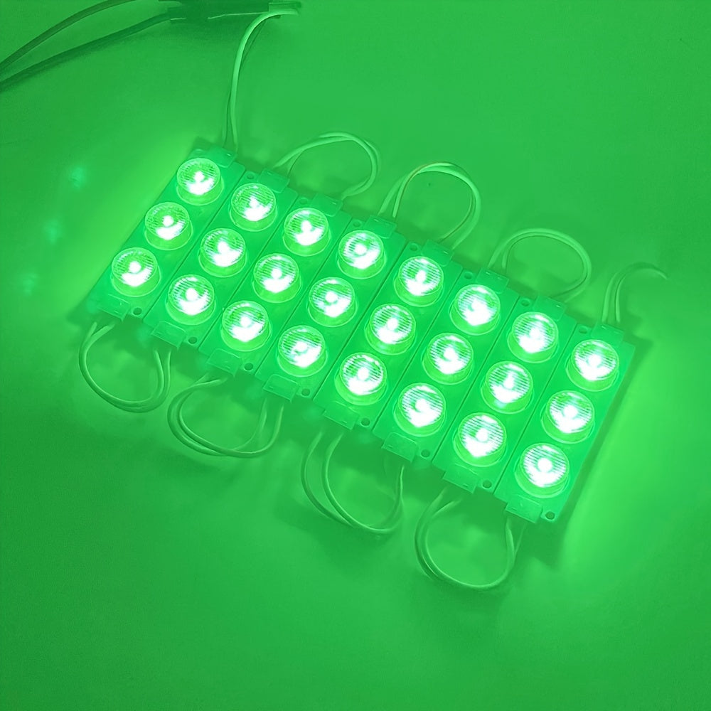 8 Pcs LED Round Module for Truck Car Side Warning Lights DC12V 24V