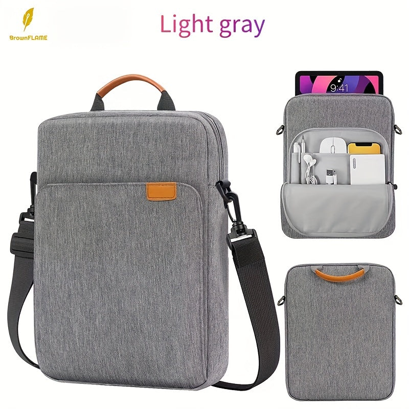 Waterproof Laptop Shoulder Bag for 27.94cm Tablets and 33.02cm Laptops Black Grey Blue Pink