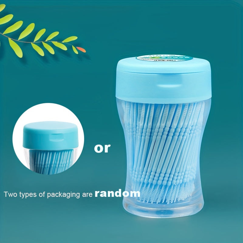 200PCS Double Head Disposable Interdental Dental Floss Picks Deep Cleaning Portable Hygienic Flossers
