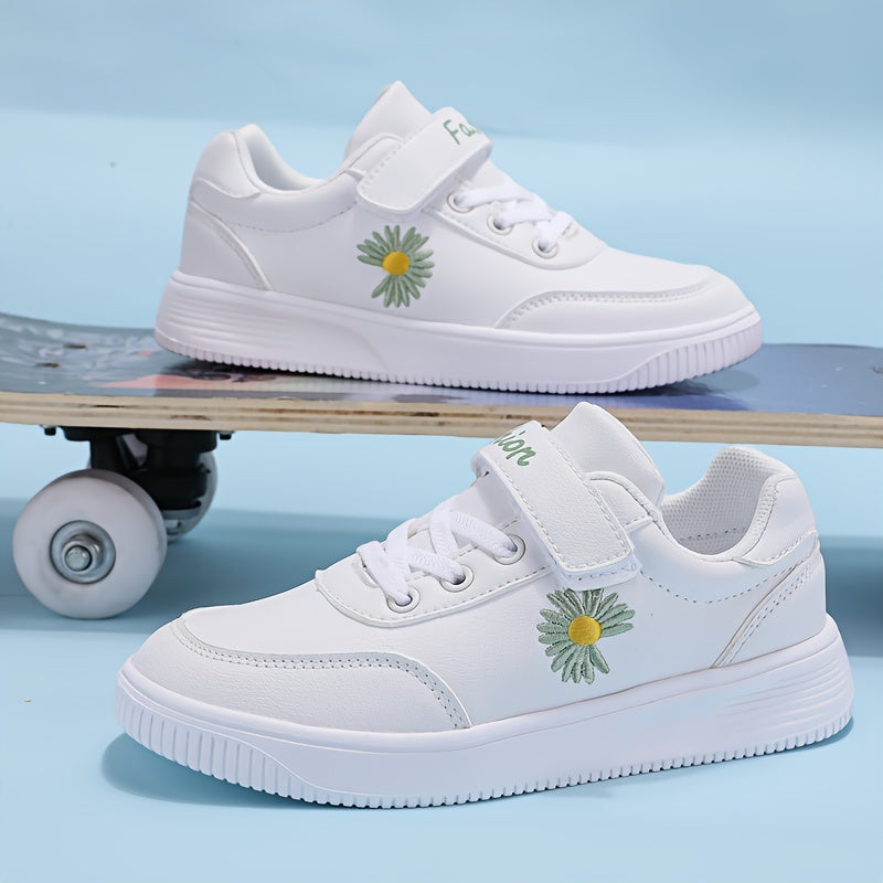 Kids' Floral Fashion Sneakers Lightweight Non-Slip Easy On/Off Straps EVA Sole