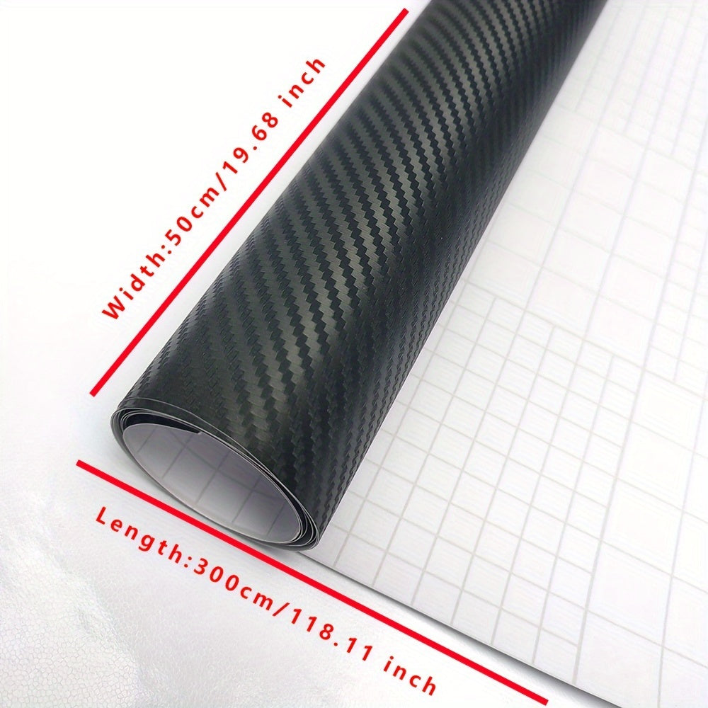 Avtomobilni o'rash uchun vinil stiker 10/20/30/40/50 sm qalin karbon tolali avtomobil o'rash filmi