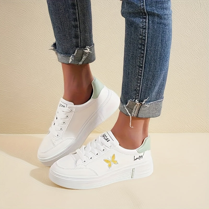 Zapatillas blancas transpirables para mujer para deportes, ocio y senderismo