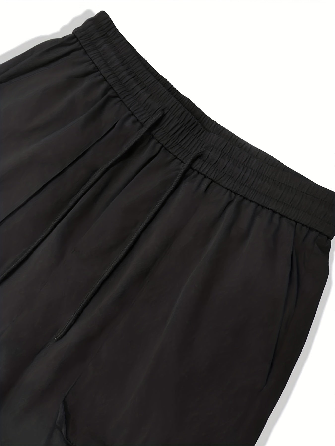 Мужские брюки карго большого размера из полиэстера для повседневной носки с множеством карманов для активного отдыха