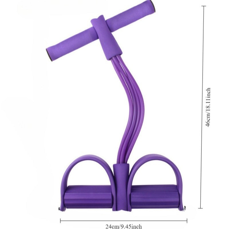 Легкая эспандер-лента для тренировок всего тела Розовая, фиолетовая, синяя EVA, складывающаяся