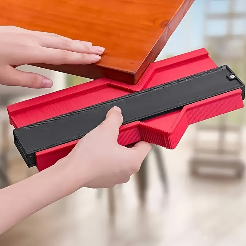 Herramienta de perfil de medidor de contorno – duplicador ajustable de plástico para madera, azulejos, alfombra