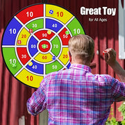 12-Piece Sticky Dart Board Game Set Indoor Outdoor Family Party Toy