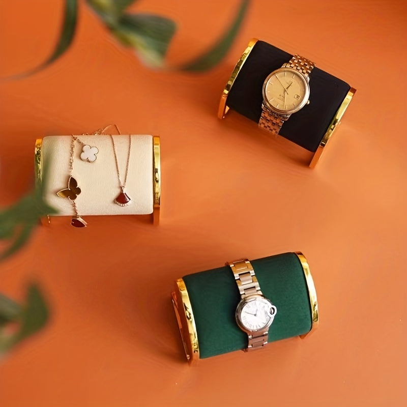 Exhibidor de joyería para pulseras y relojes con almacenamiento y accesorios