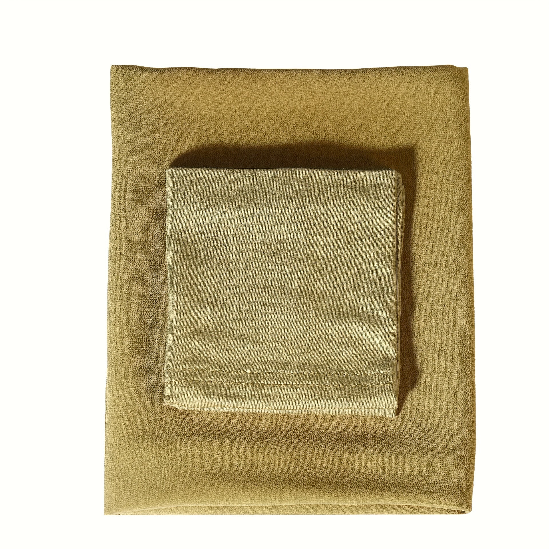 Juego de 2 pañuelos de chiffon de color sólido con capuchas interiores a juego, pañuelos ligeros para mujeres