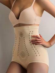 Women's High Waist Shaping Panties Tummy Control Butt Lifting Floral Shorts