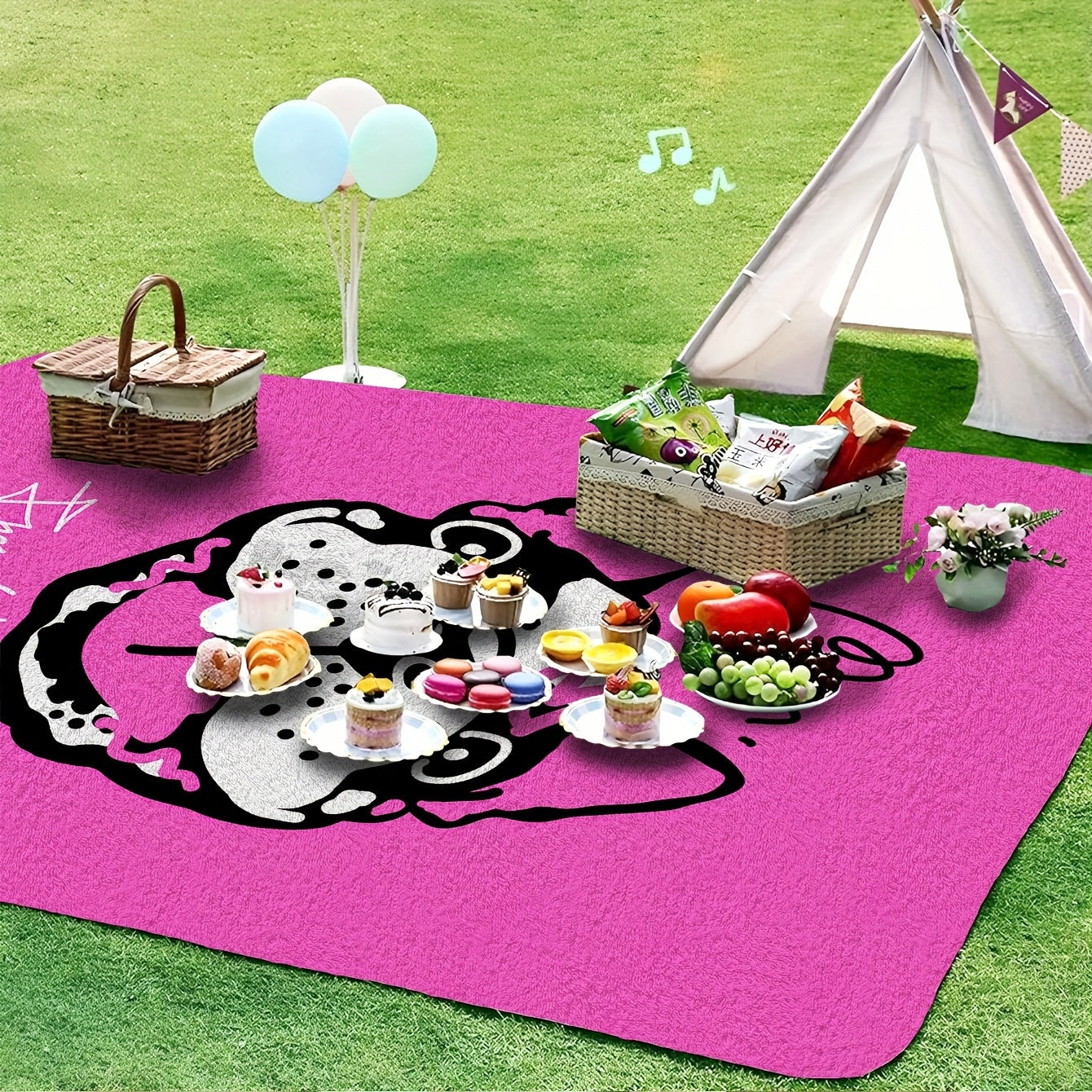 French Bulldog Print Flannel Throw Blanket Durable Polyester All-Season Home Office Car Camping