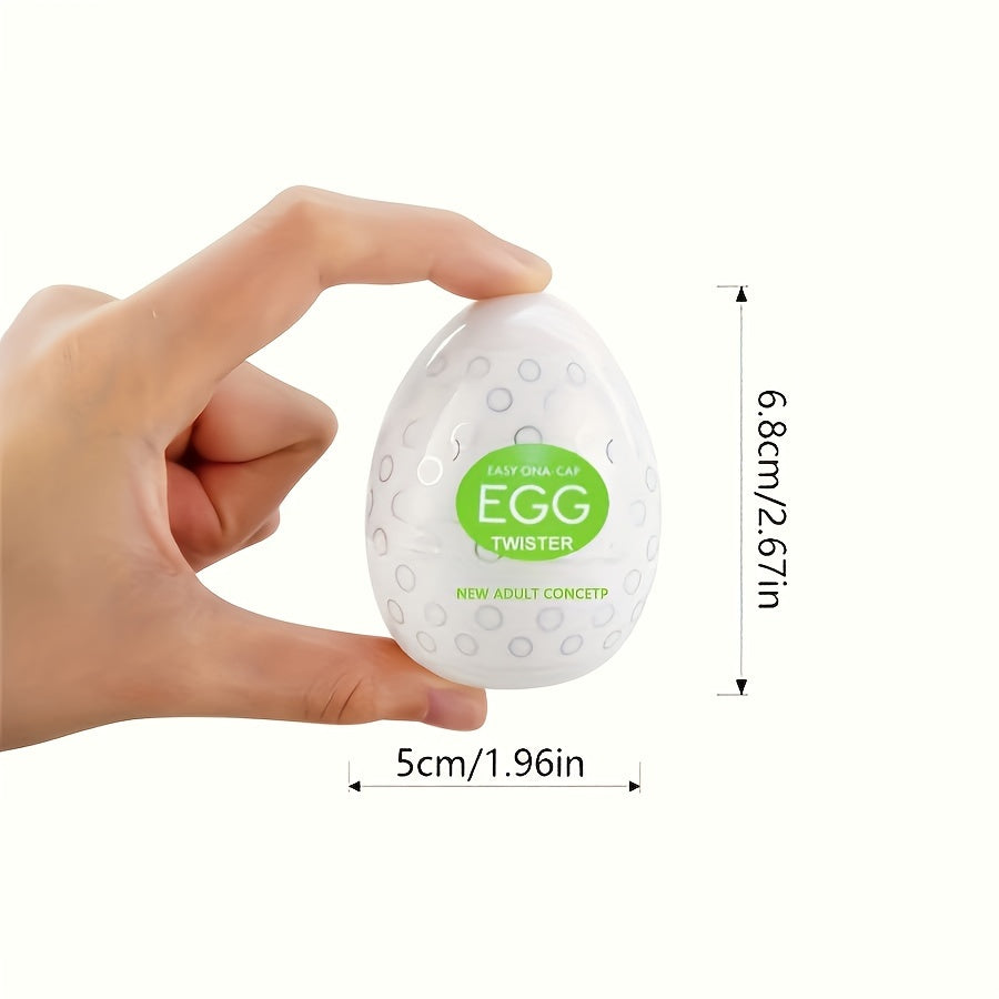 Men's TPE Soft Rubber Training Egg Sleeve Whimsical Designs for Pet Training