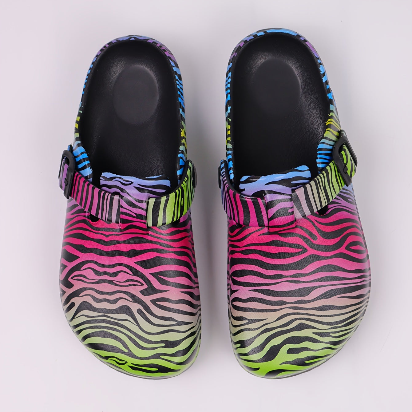 Women's Cotton Print Garden Slippers Soft Sole Pillow Shoes Lightweight Slip-ons