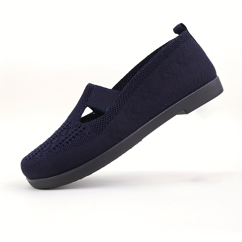 Women's Slip-On Casual Shoes All-Season Fabric Low Top Comfort Sneakers