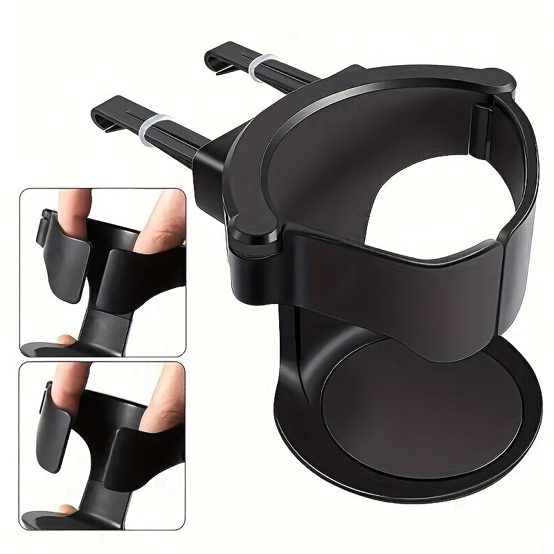 Adjustable PVC Car Cup Holder for Water Bottles and Cans with 1kg Capacity