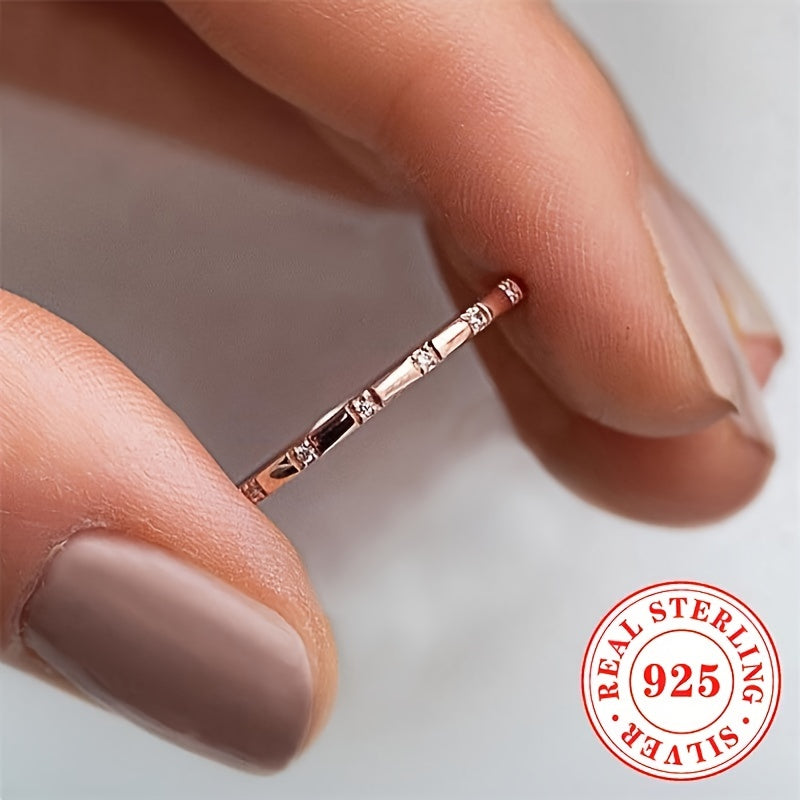 Sterling Silver Bridal Ring Set with Synthetic Zirconia Cross Infinity Design for Women