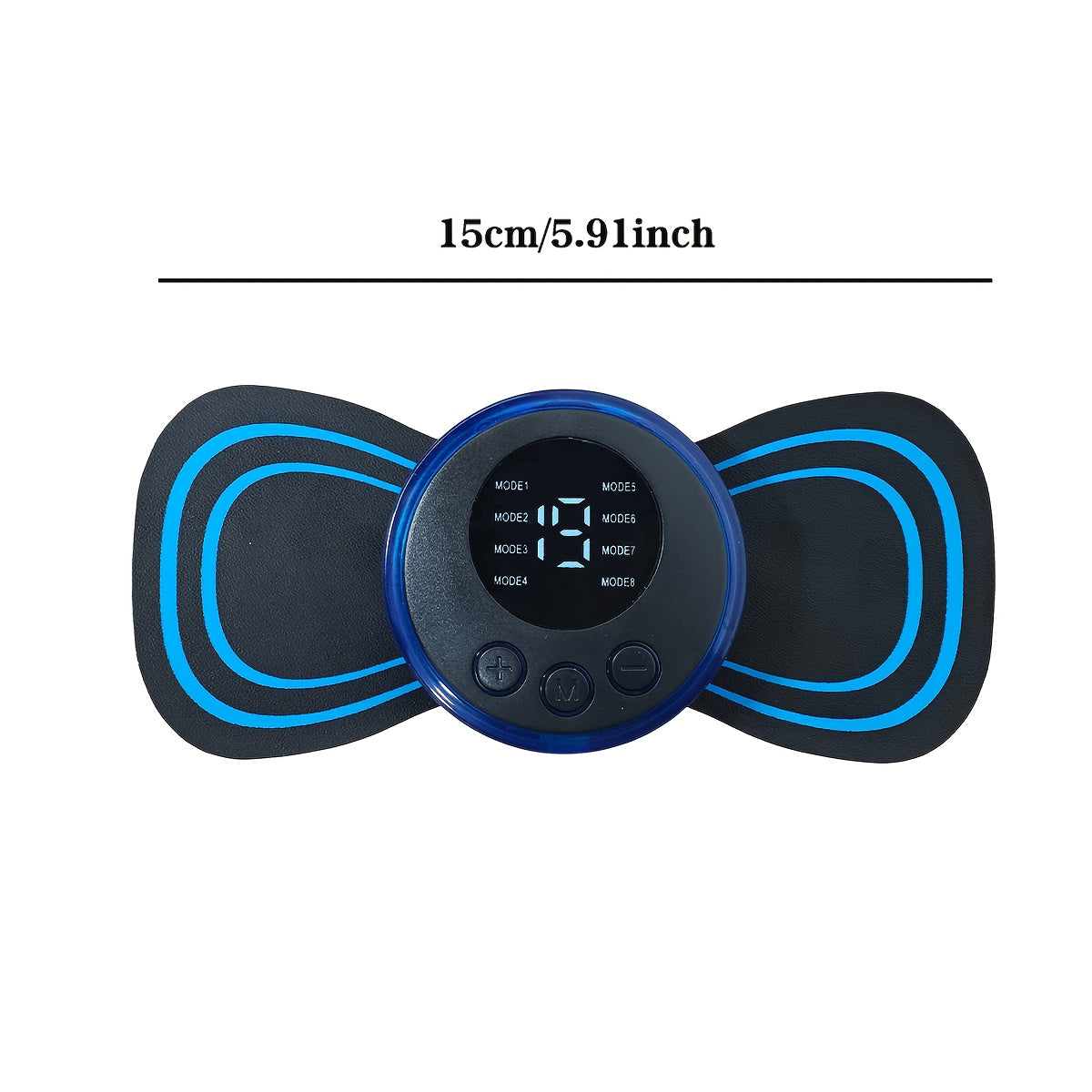 Home Massager with 3 Attachments USB Rechargeable 8 Modes 19 Intensity Levels for Men and Women