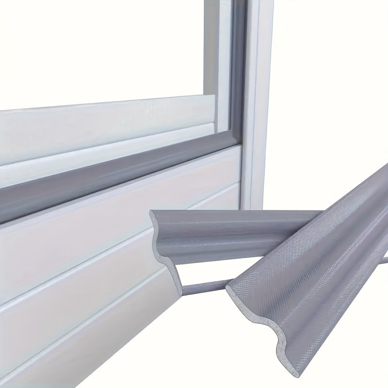 Self-Adhesive Fabric Window Seal Strip for Aluminum and Steel Frames Insulation Weatherstrip with Foam Tape