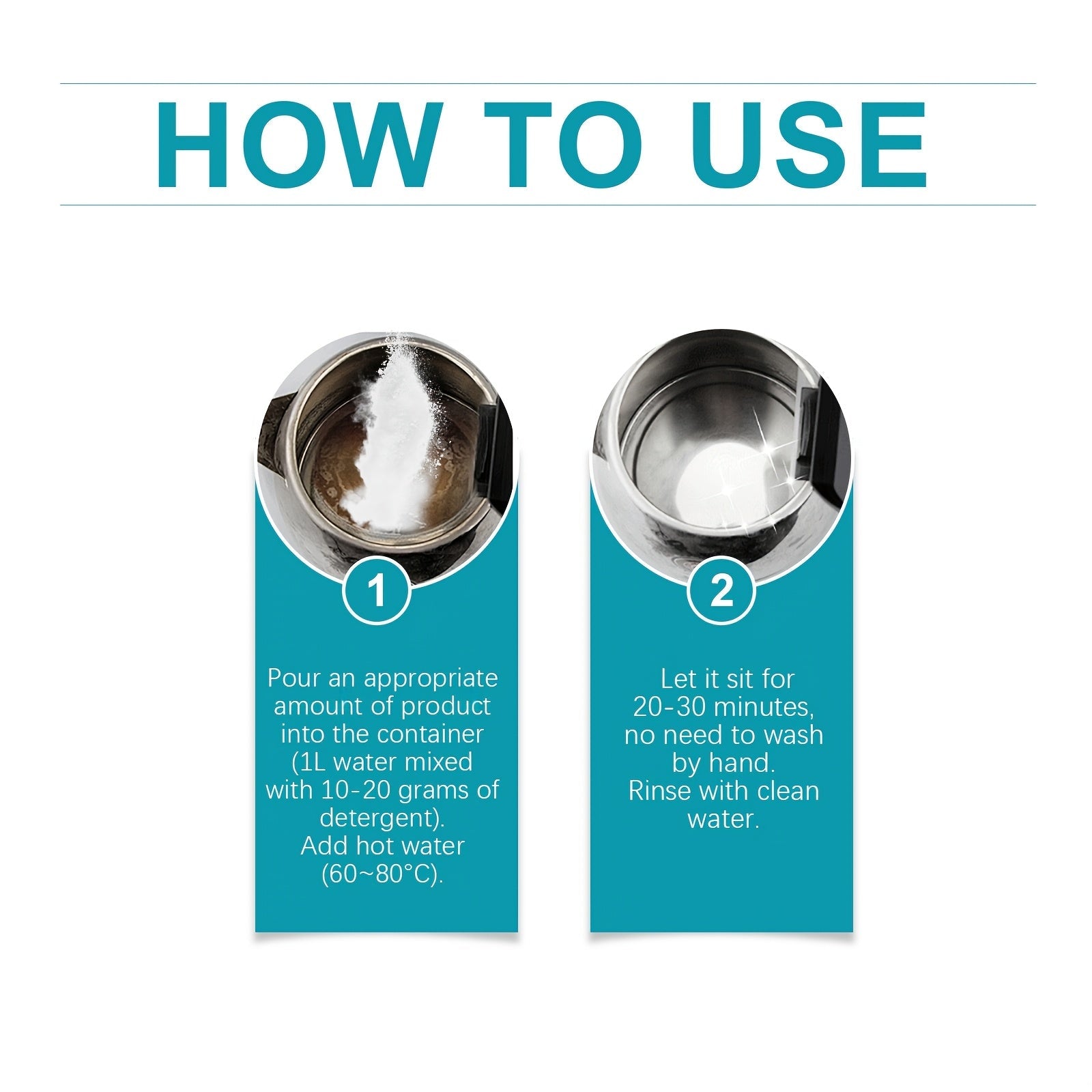 Descaling Powder for Kettles, Lime Scale Remover, Electric Kettle Cleaner