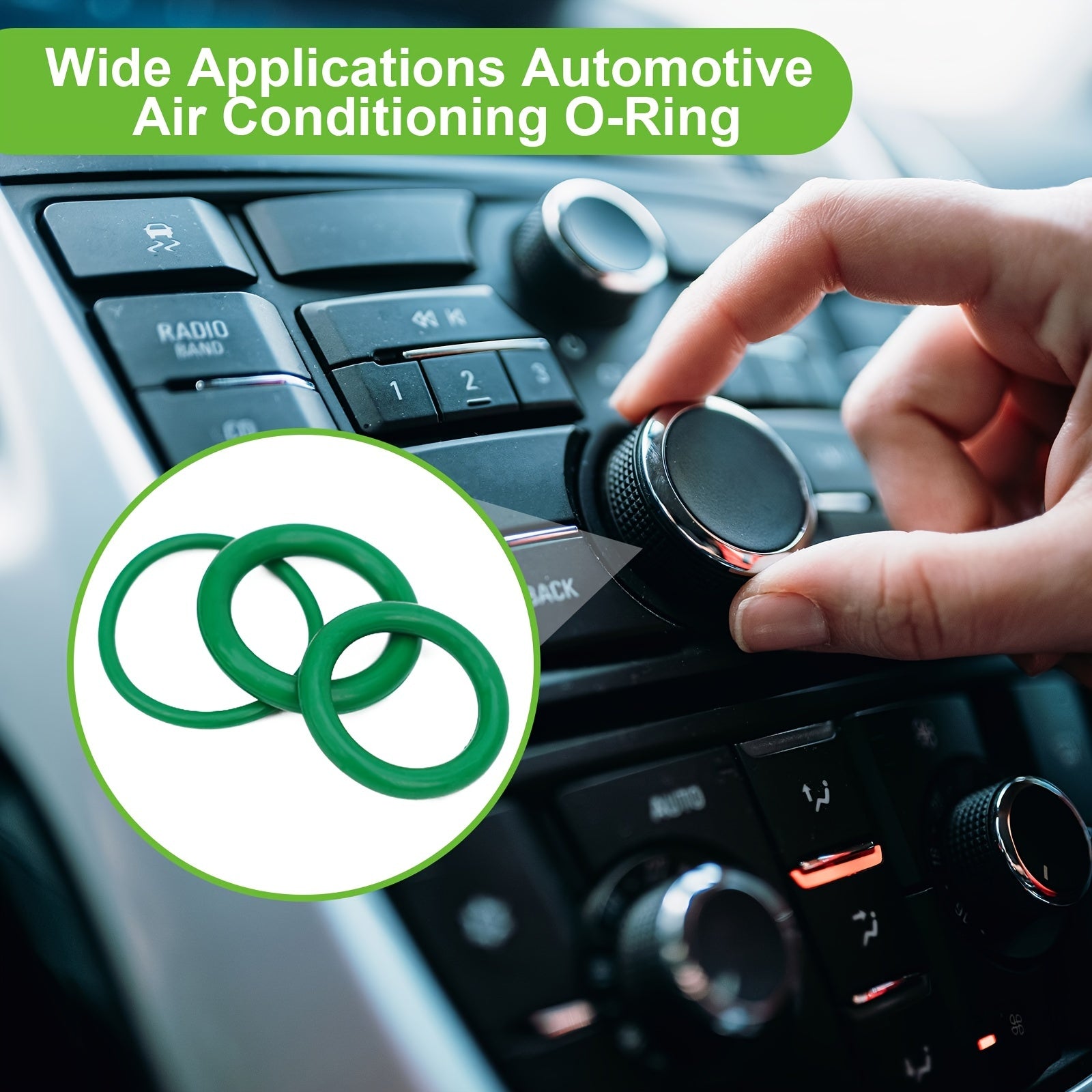 595-Piece Automotive AC O-Rings Kit Synthetic Rubber for Car A/C and Plumbing