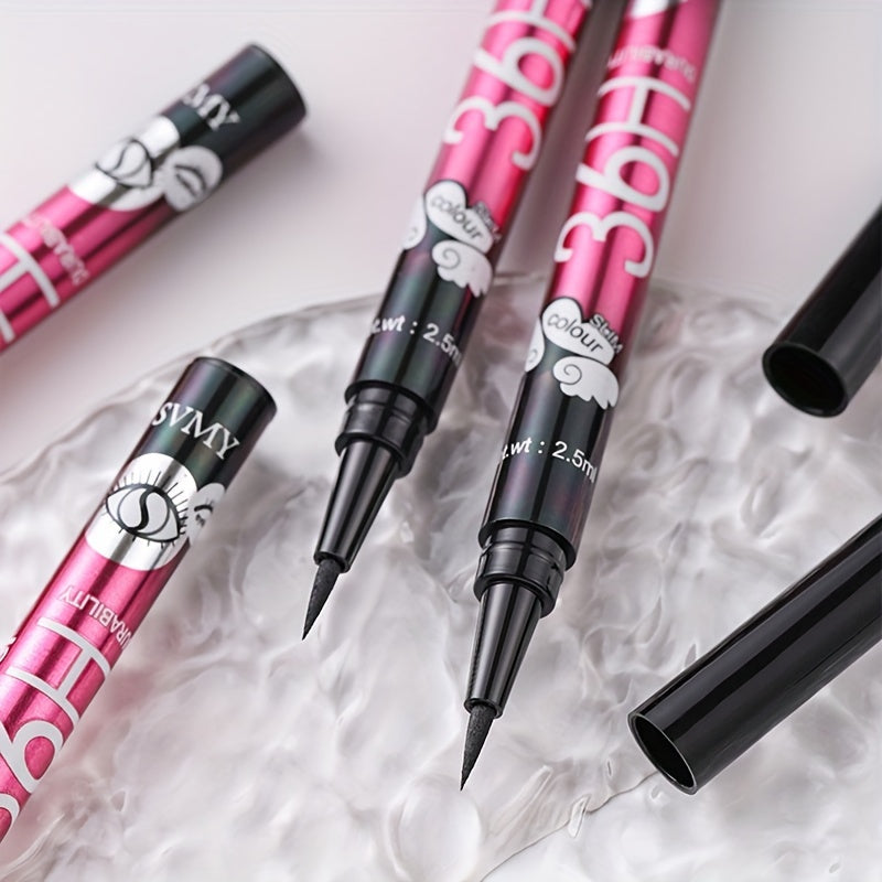 Women Black Ultra-Fine Eyeliner Pencil Quick-Dry Smudge-Proof