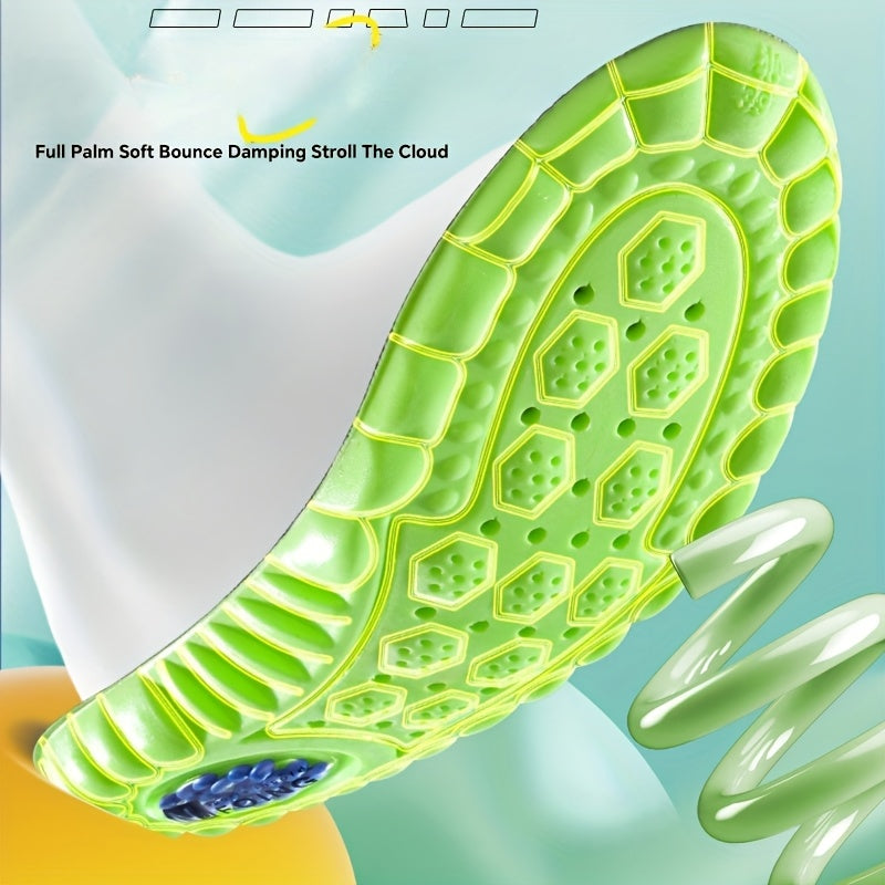 Unisex 4D Cloud Sport Insoles Air Cushion Shock Absorption Breathable