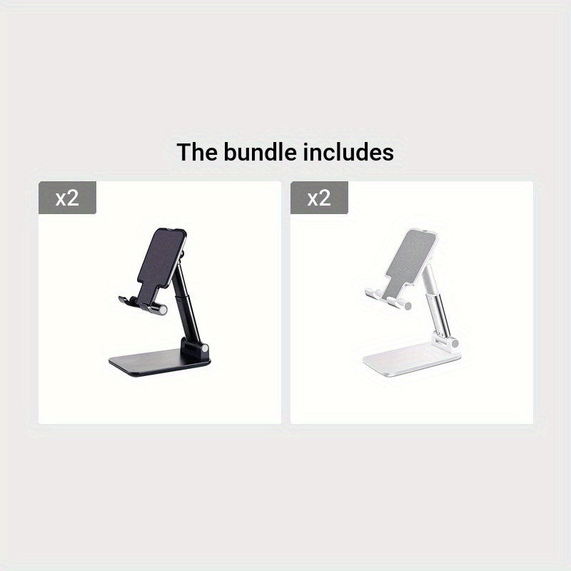 Adjustable Desk Phone and Tablet Stand for iPhone iPad Xiaomi with ABS Material