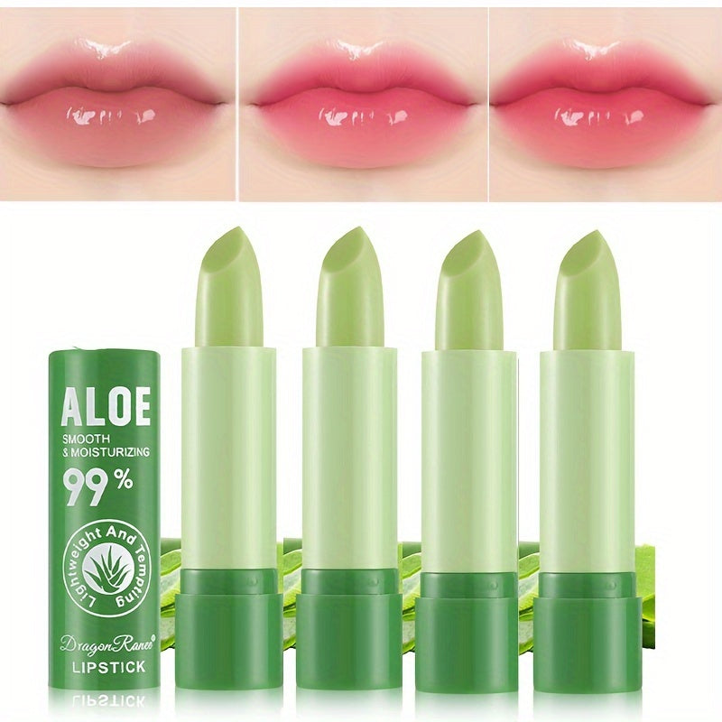 Женская увлажняющая цветная помада для губ с эффектом согрева, натуральная, стойкая