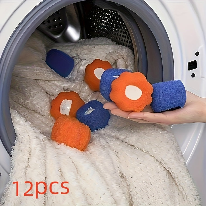 Pet Hair Removal Laundry Ball Set, Reusable, Reduces Wrinkles, No Electricity